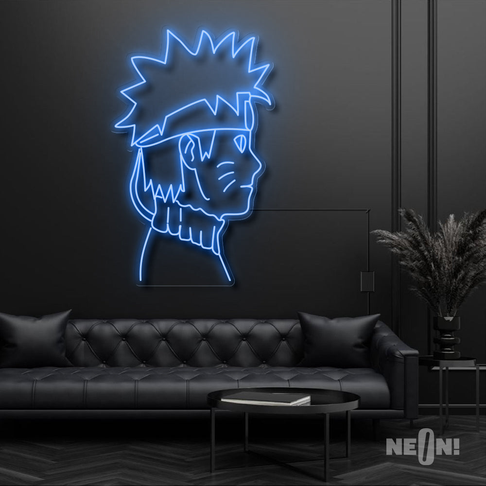Naruto Side Profile Neon Sign