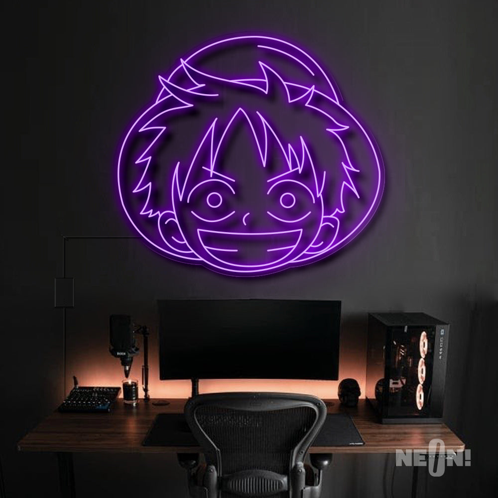 Monkey D. Luffy Neon Sign