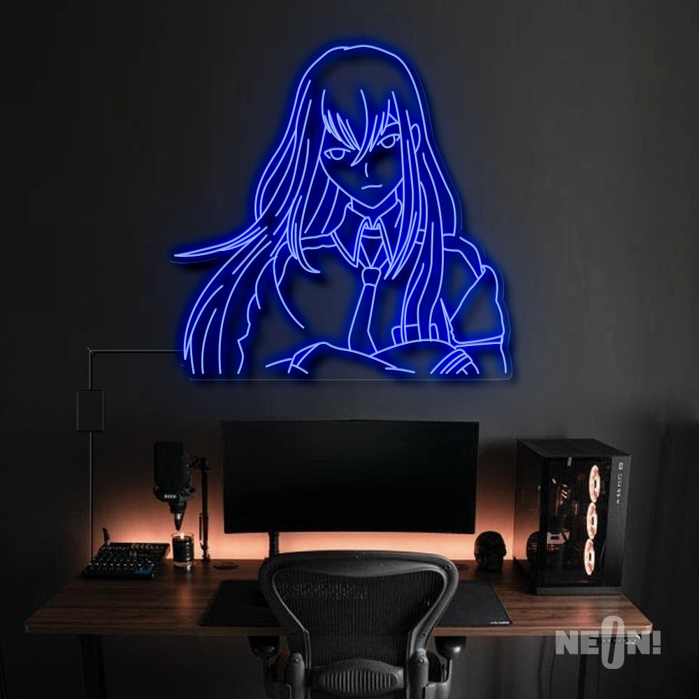 Kurisu Makise Neon Sign