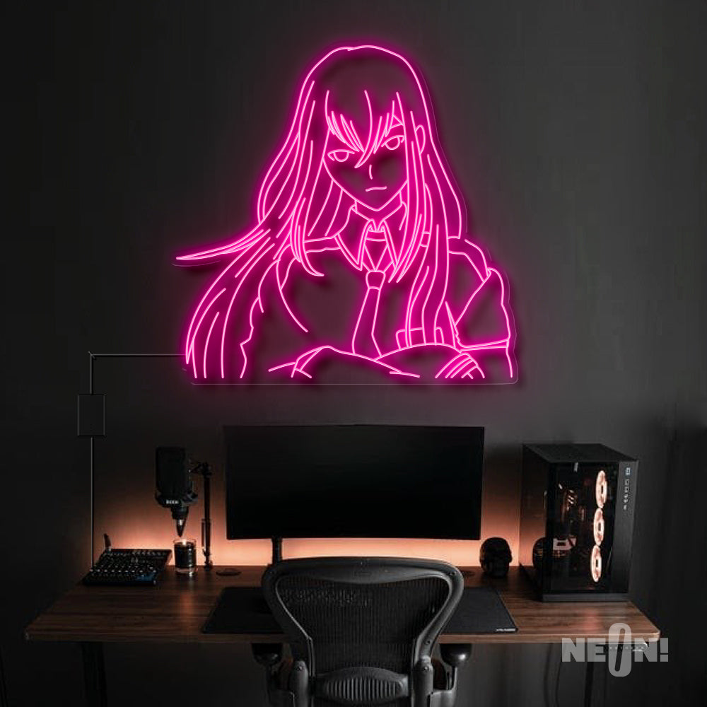 Kurisu Makise Neon Sign