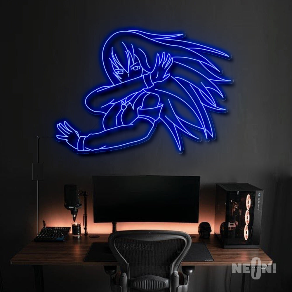 Kurisu Makise Neon Sign - Steins;Gate Anime