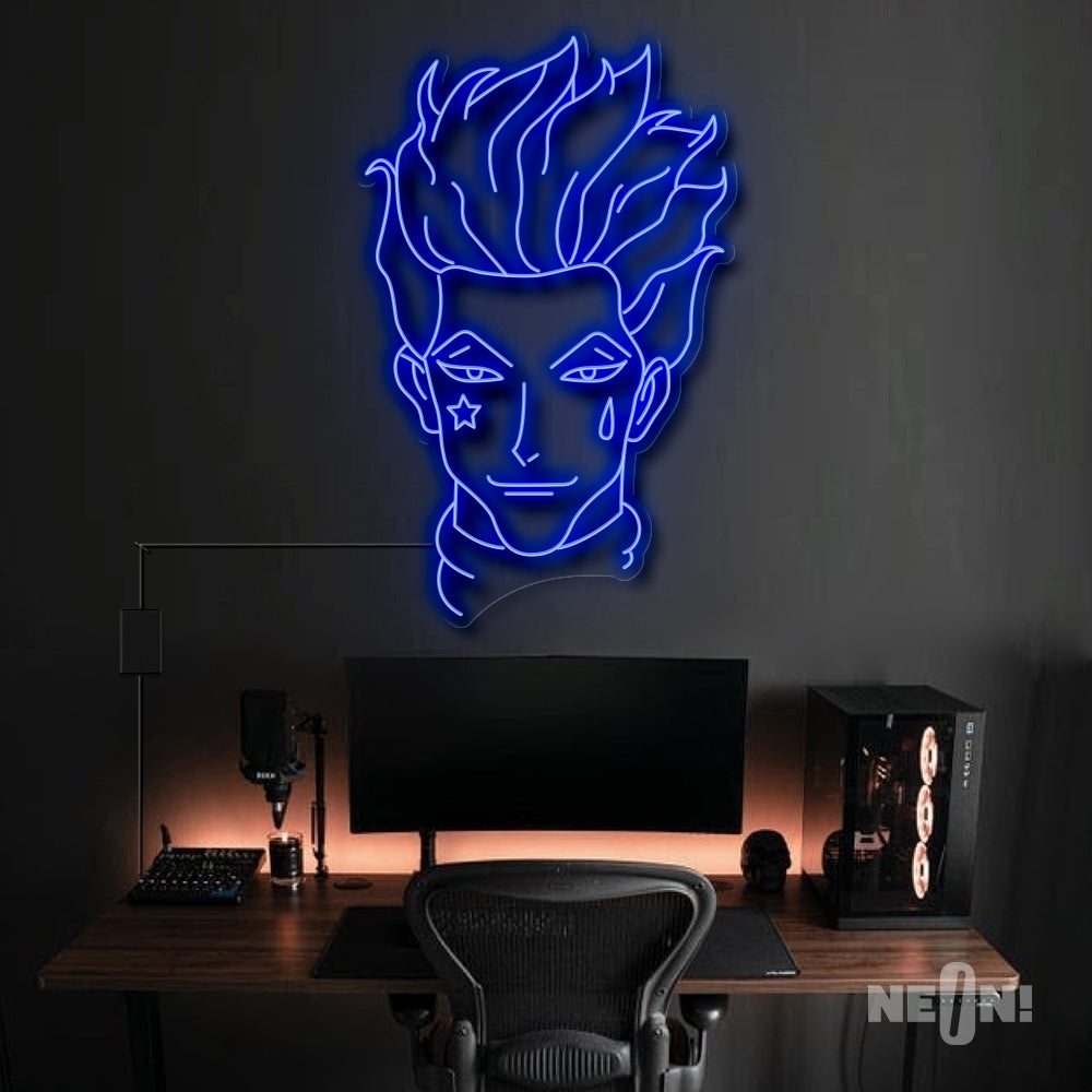 Hisoka Neon Sign - Hunter X Hunter Anime