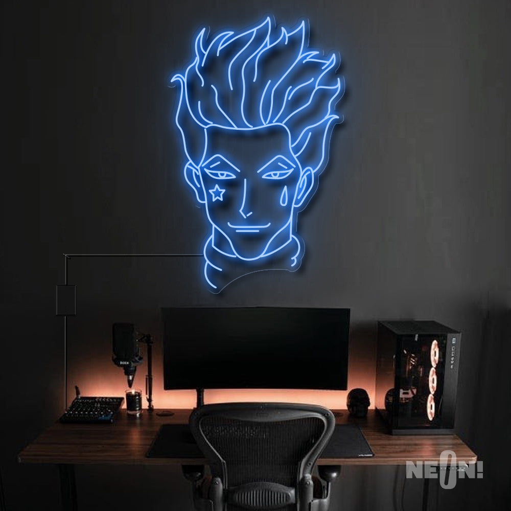 Hisoka Neon Sign - Hunter X Hunter Anime