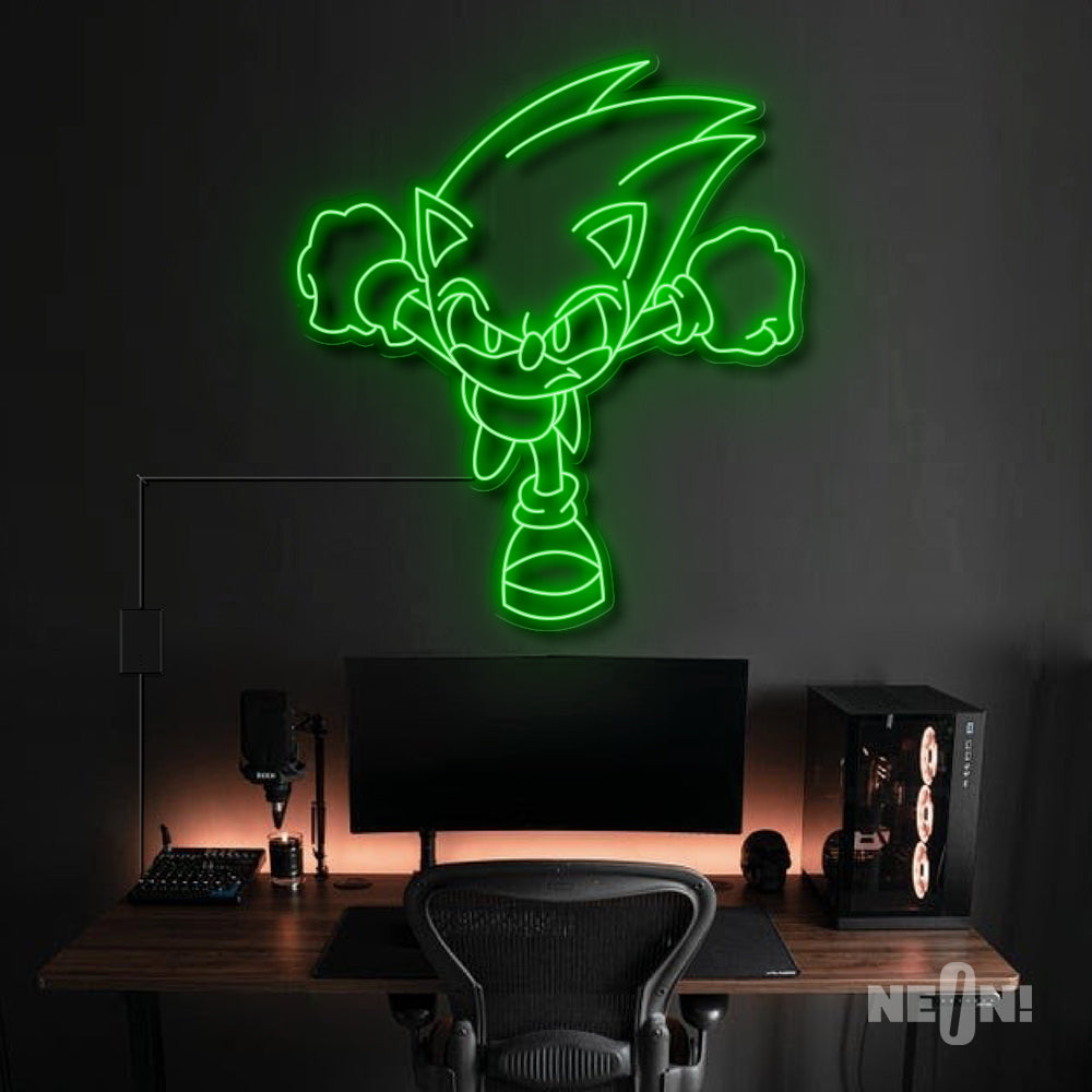 Sonic the Hedgehog Neon Sign