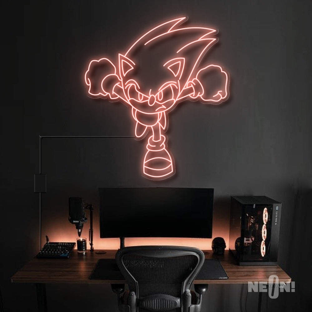 Sonic the Hedgehog Neon Sign