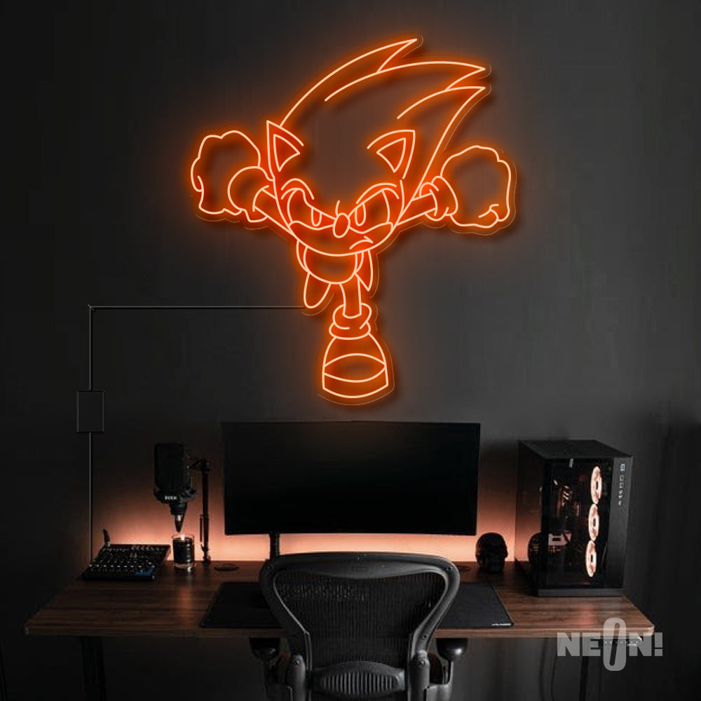 Sonic the Hedgehog Neon Sign
