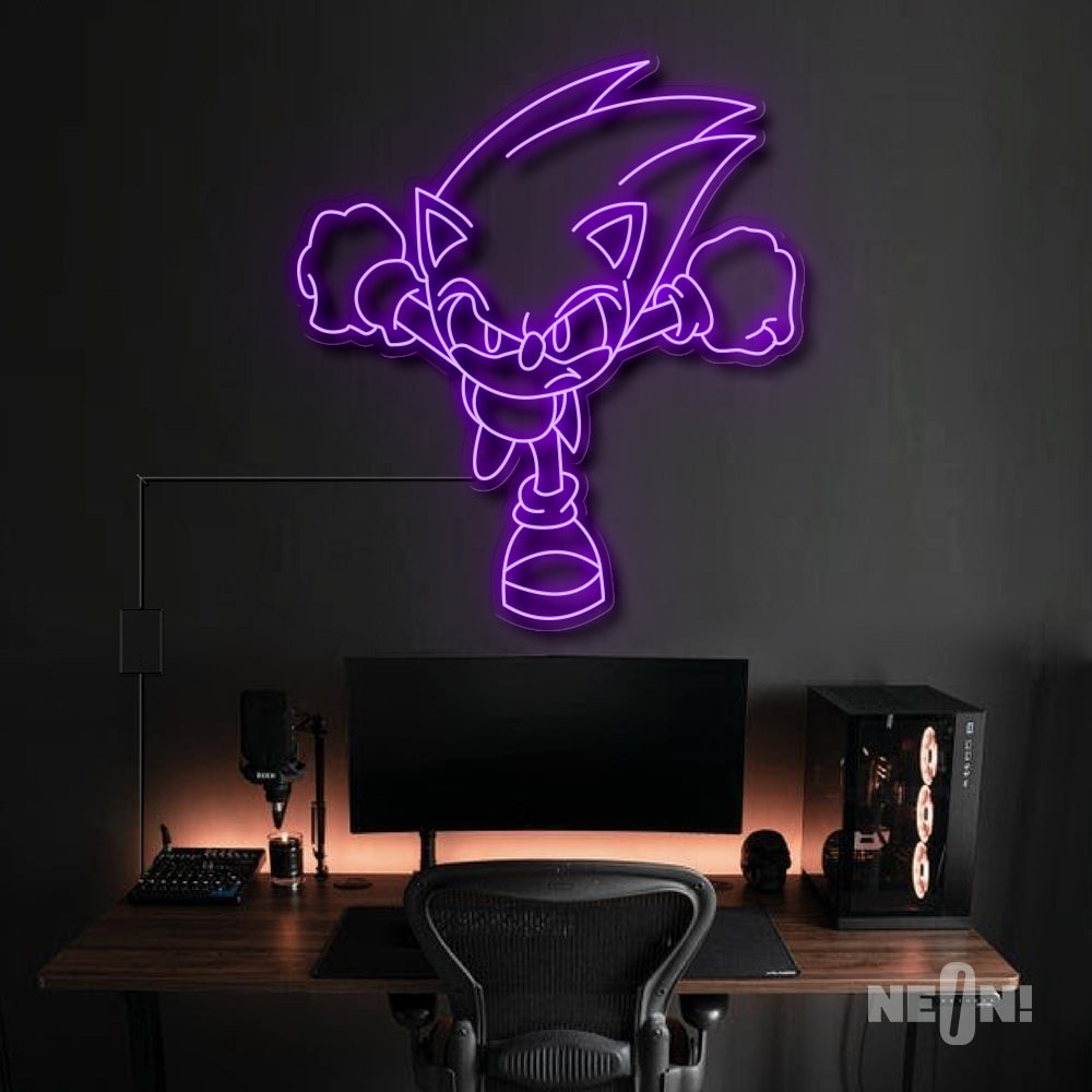 Sonic the Hedgehog Neon Sign