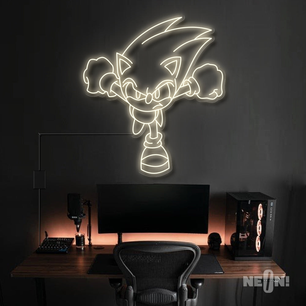 Sonic the Hedgehog Neon Sign