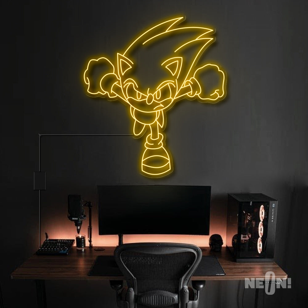 Sonic the Hedgehog Neon Sign