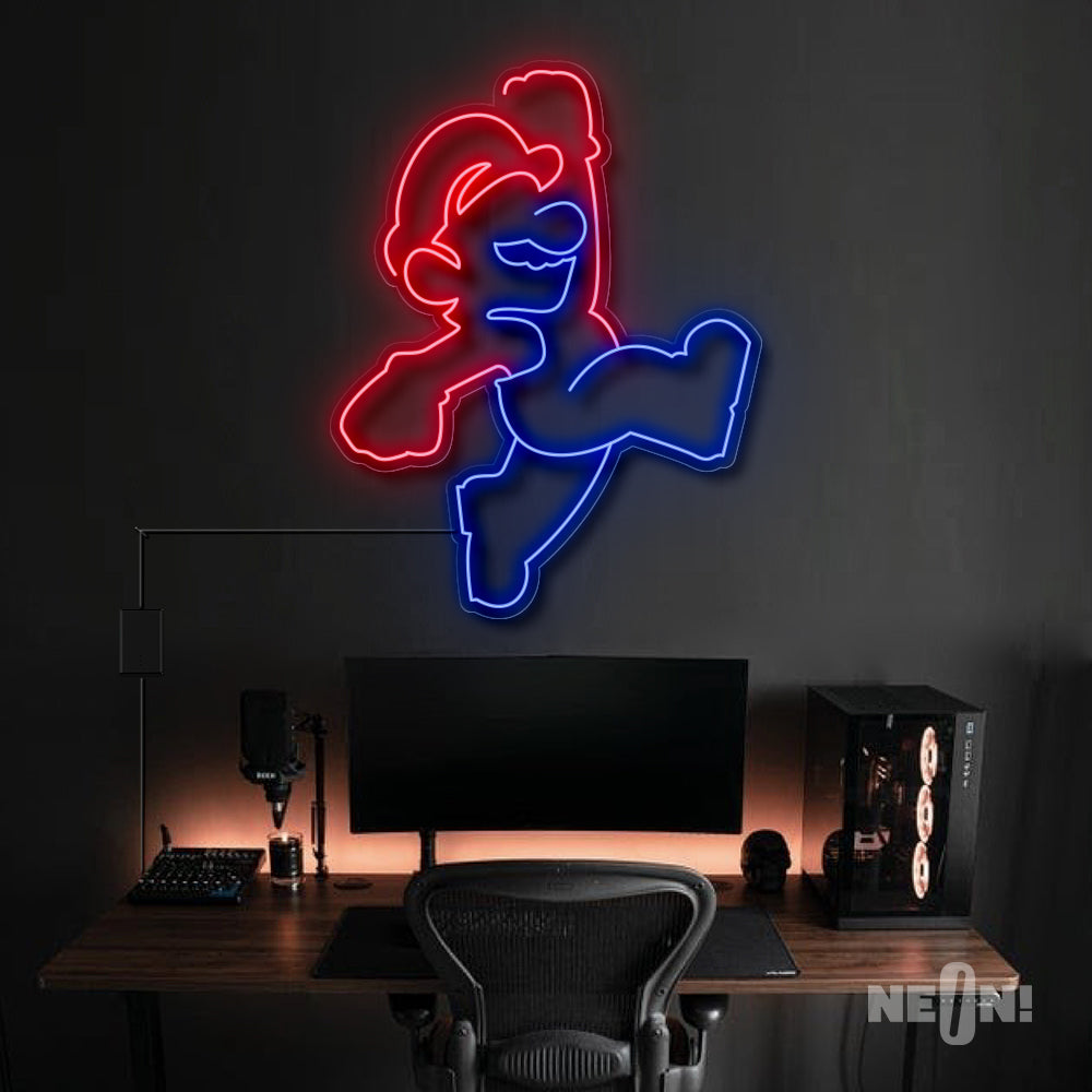 Mario Neon Sign