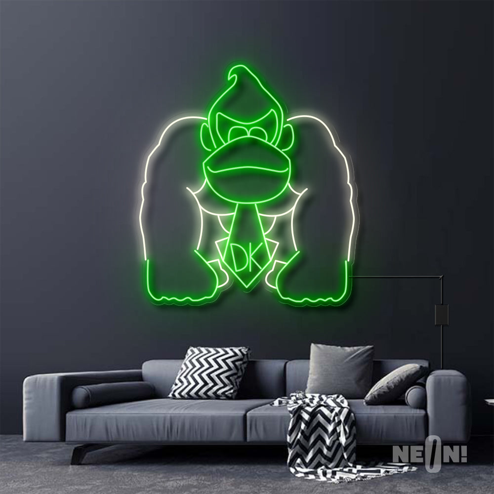 Donkey Kong Neon Sign