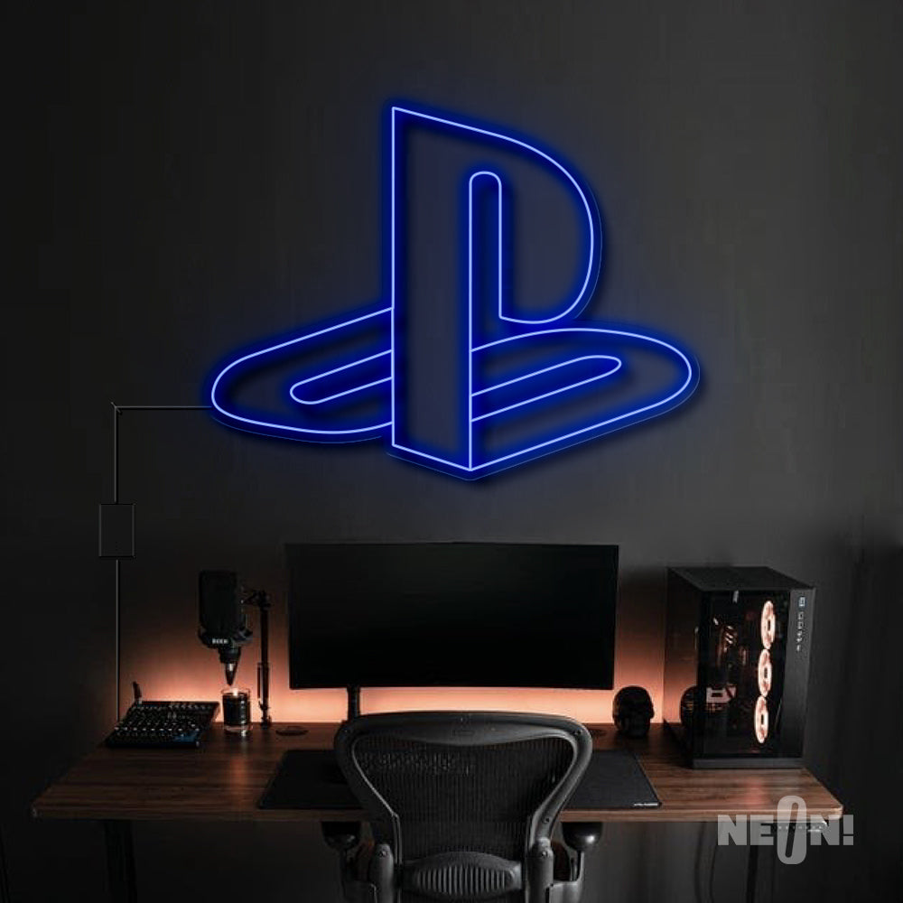 PlayStation Logo Neon Sign