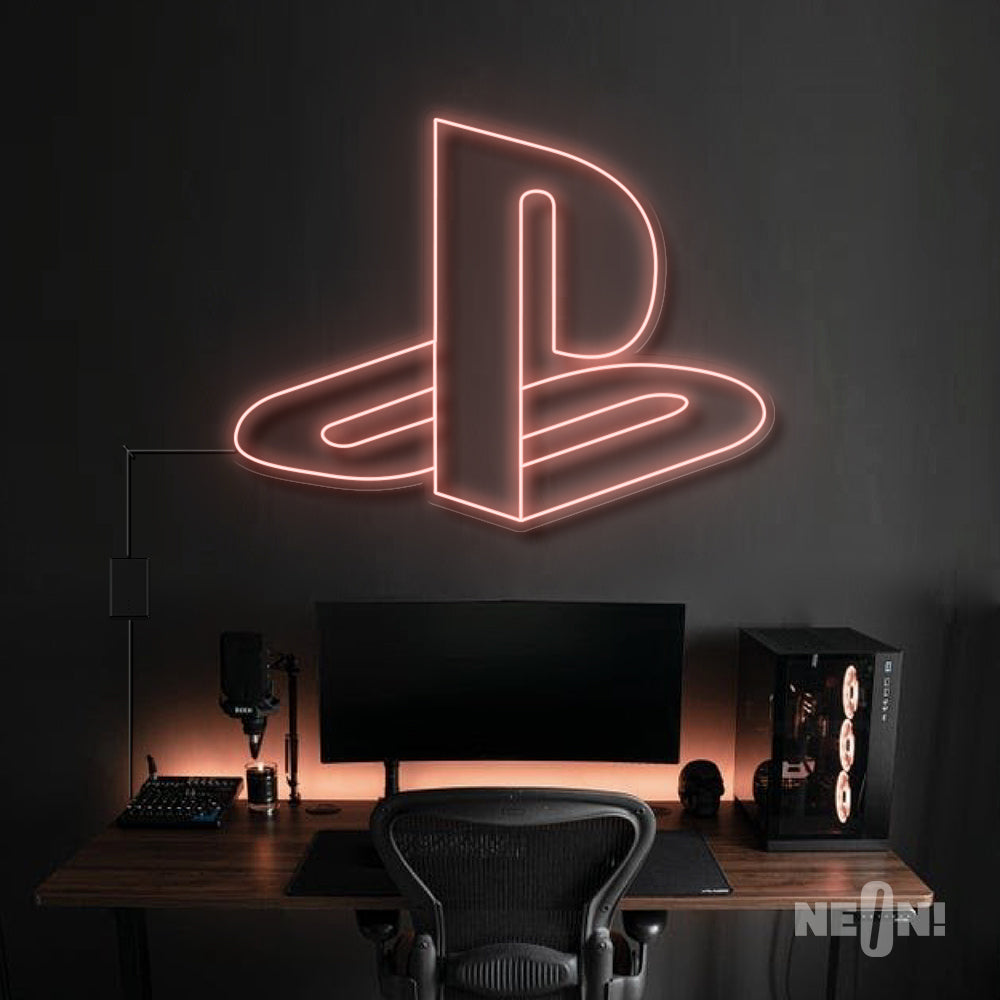 PlayStation Logo Neon Sign