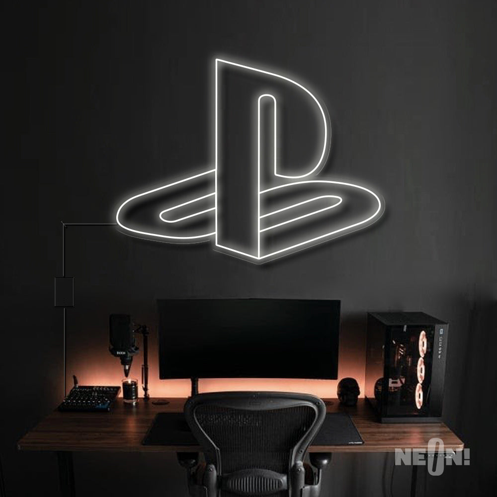 PlayStation Logo Neon Sign