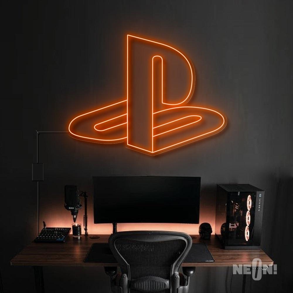 PlayStation Logo Neon Sign