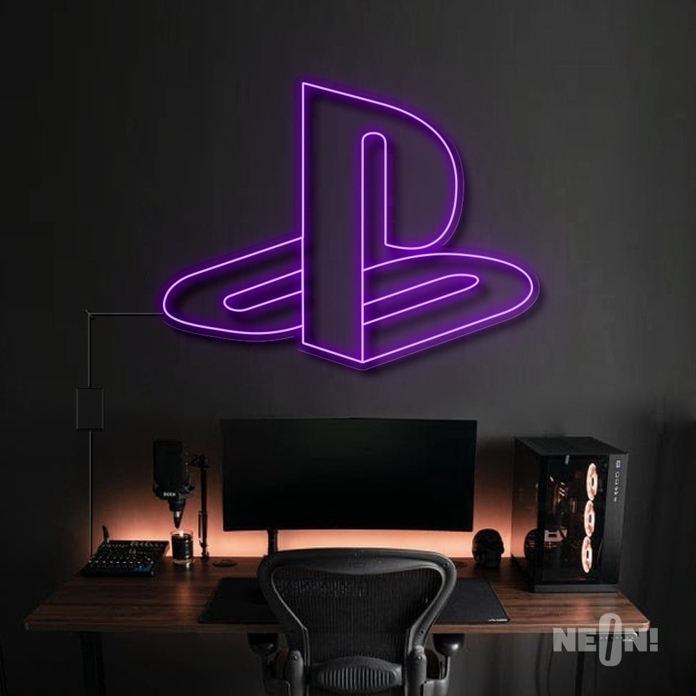 PlayStation Logo Neon Sign