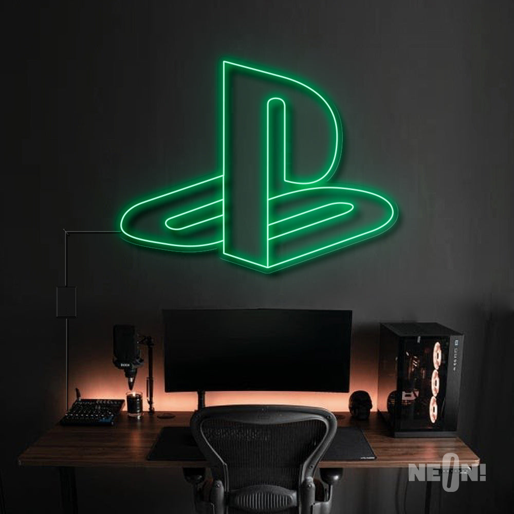 PlayStation Logo Neon Sign