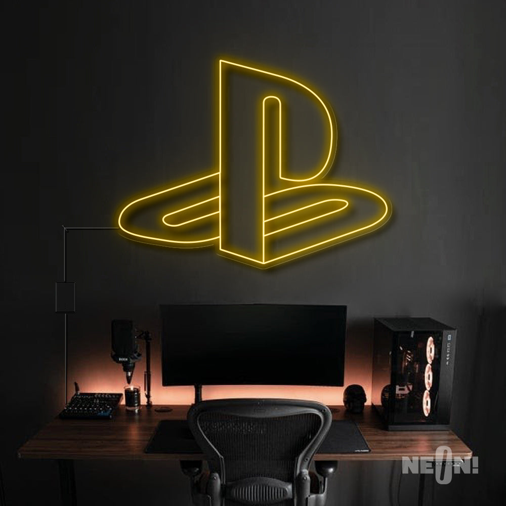 PlayStation Logo Neon Sign