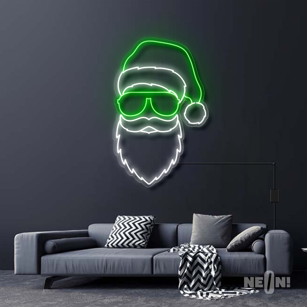 SANTA WITH SUNGLASSES