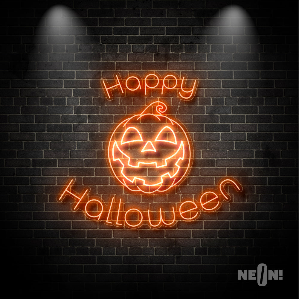 HAPPY HALLOWEEN - WITH PUMPKIN