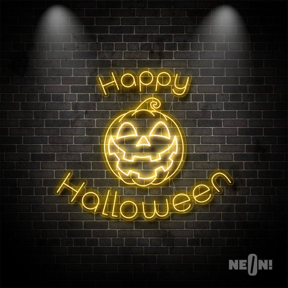 HAPPY HALLOWEEN - WITH PUMPKIN