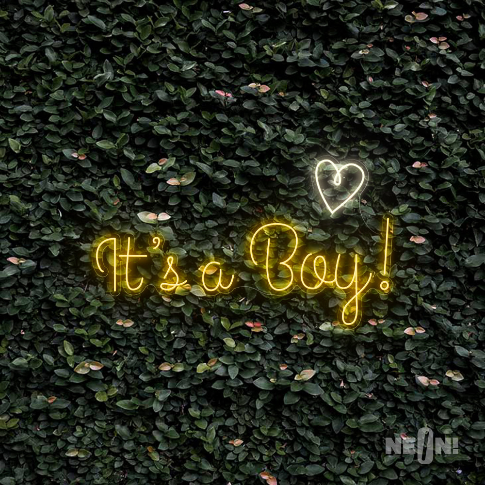 IT'S A BOY! WITH HEART