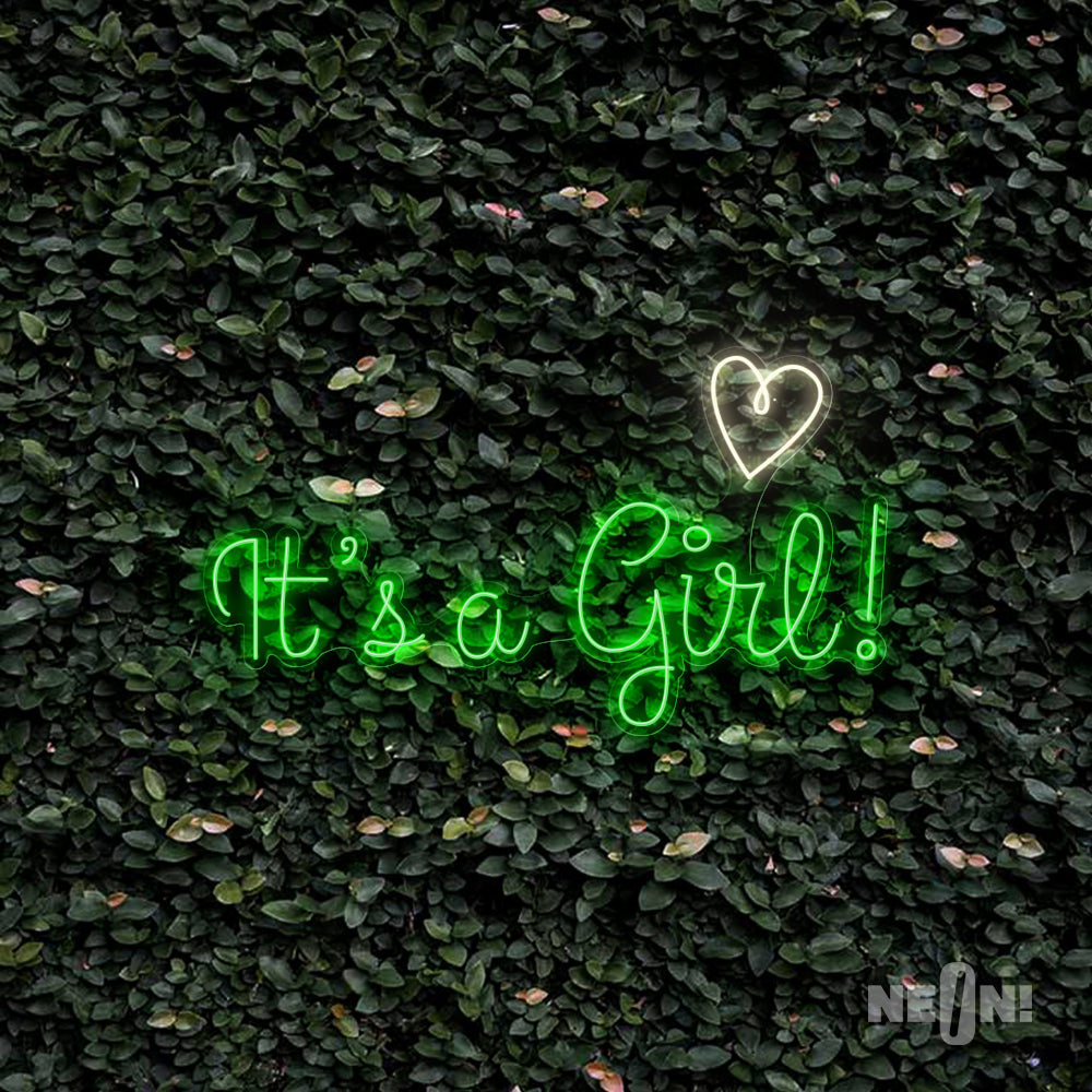 IT'S A GIRL! WITH HEART