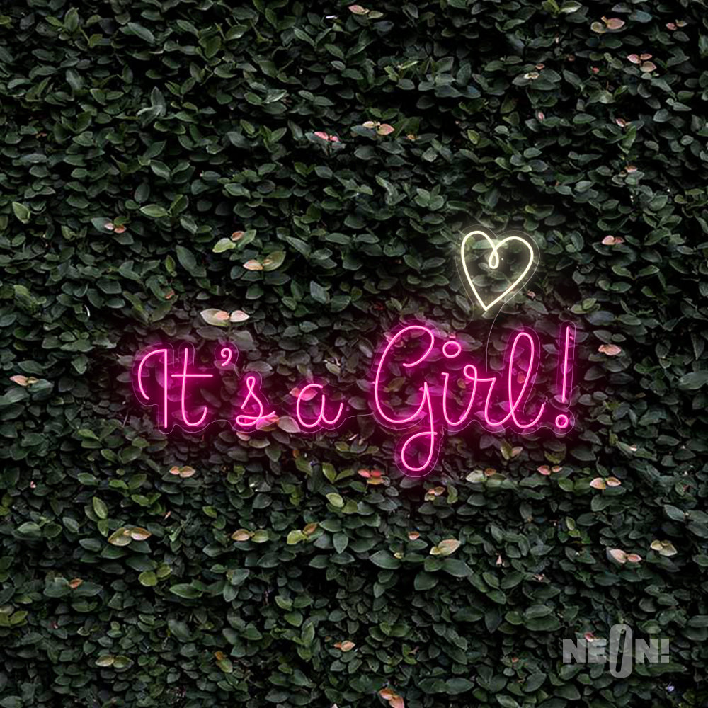 IT'S A GIRL! WITH HEART