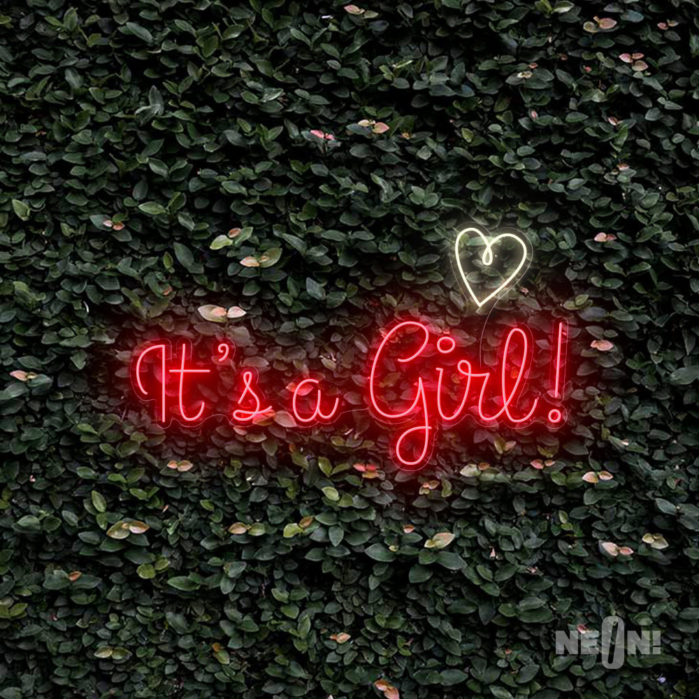 IT'S A GIRL! WITH HEART
