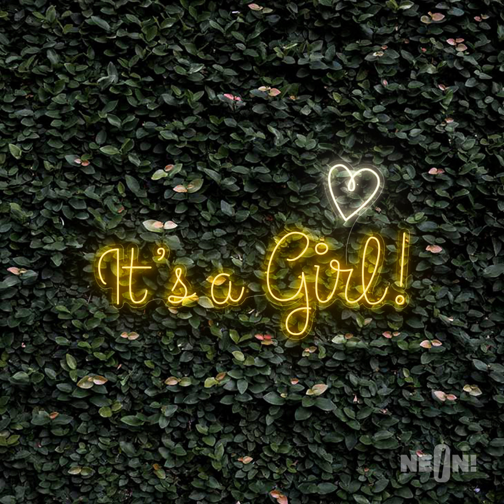 IT'S A GIRL! WITH HEART