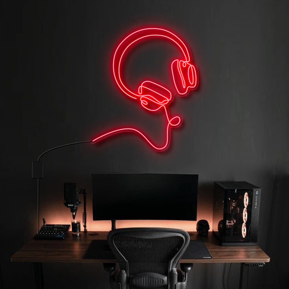 HEADPHONES LINE ART - BOSE STYLE