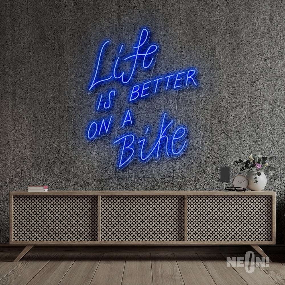 LIFE IS BETTER ON A BIKE