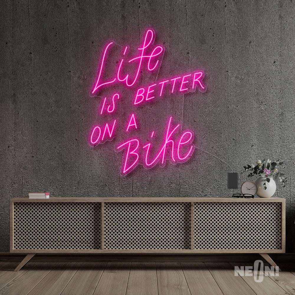 LIFE IS BETTER ON A BIKE