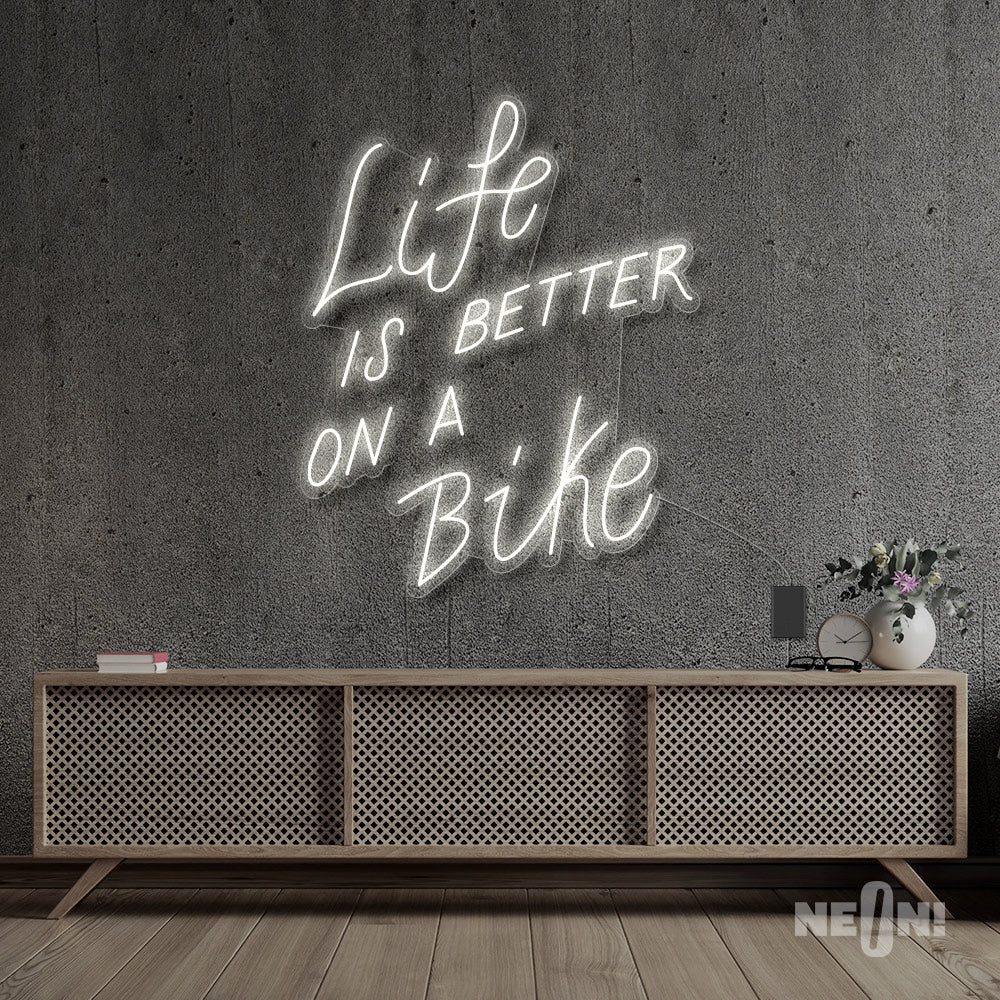 LIFE IS BETTER ON A BIKE