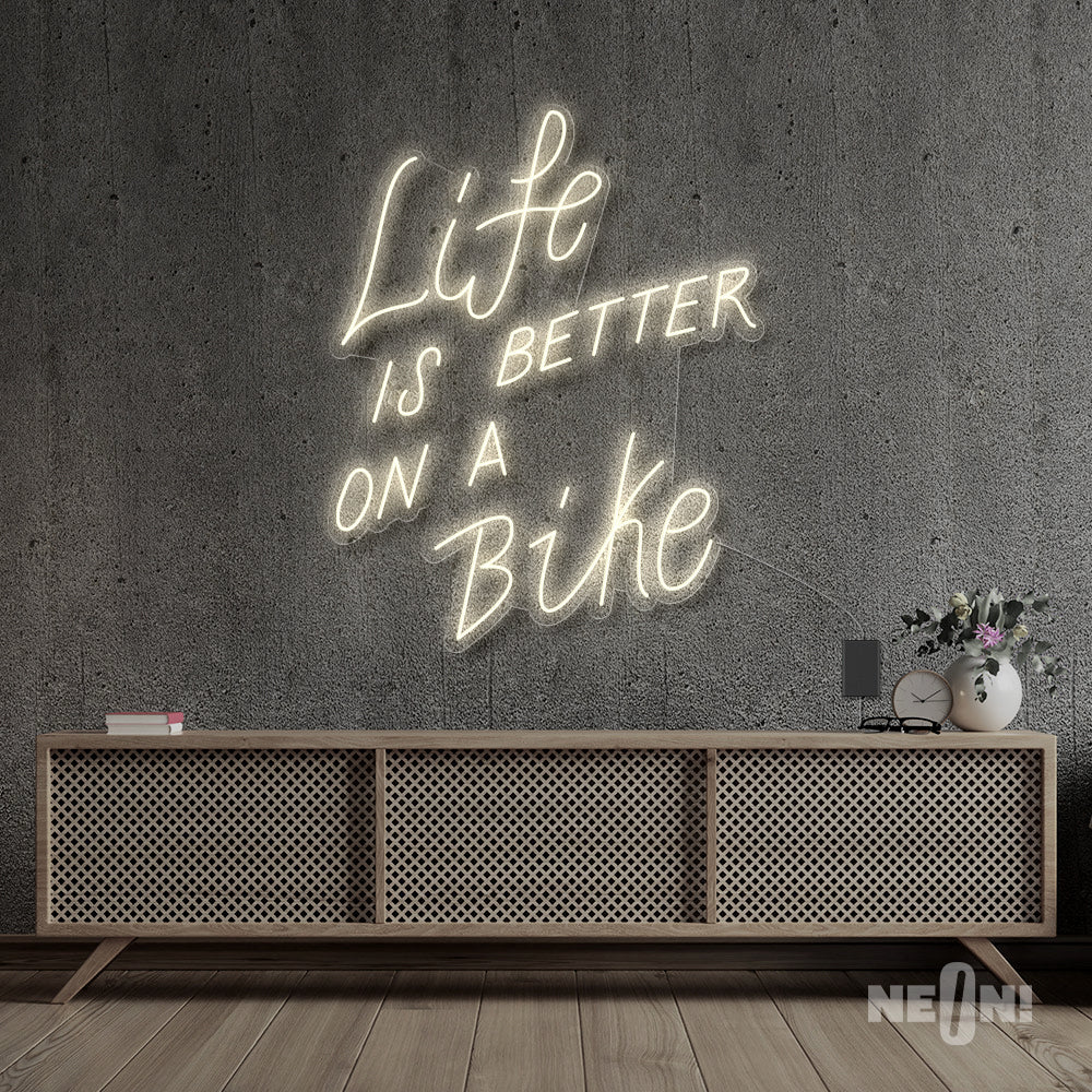 LIFE IS BETTER ON A BIKE