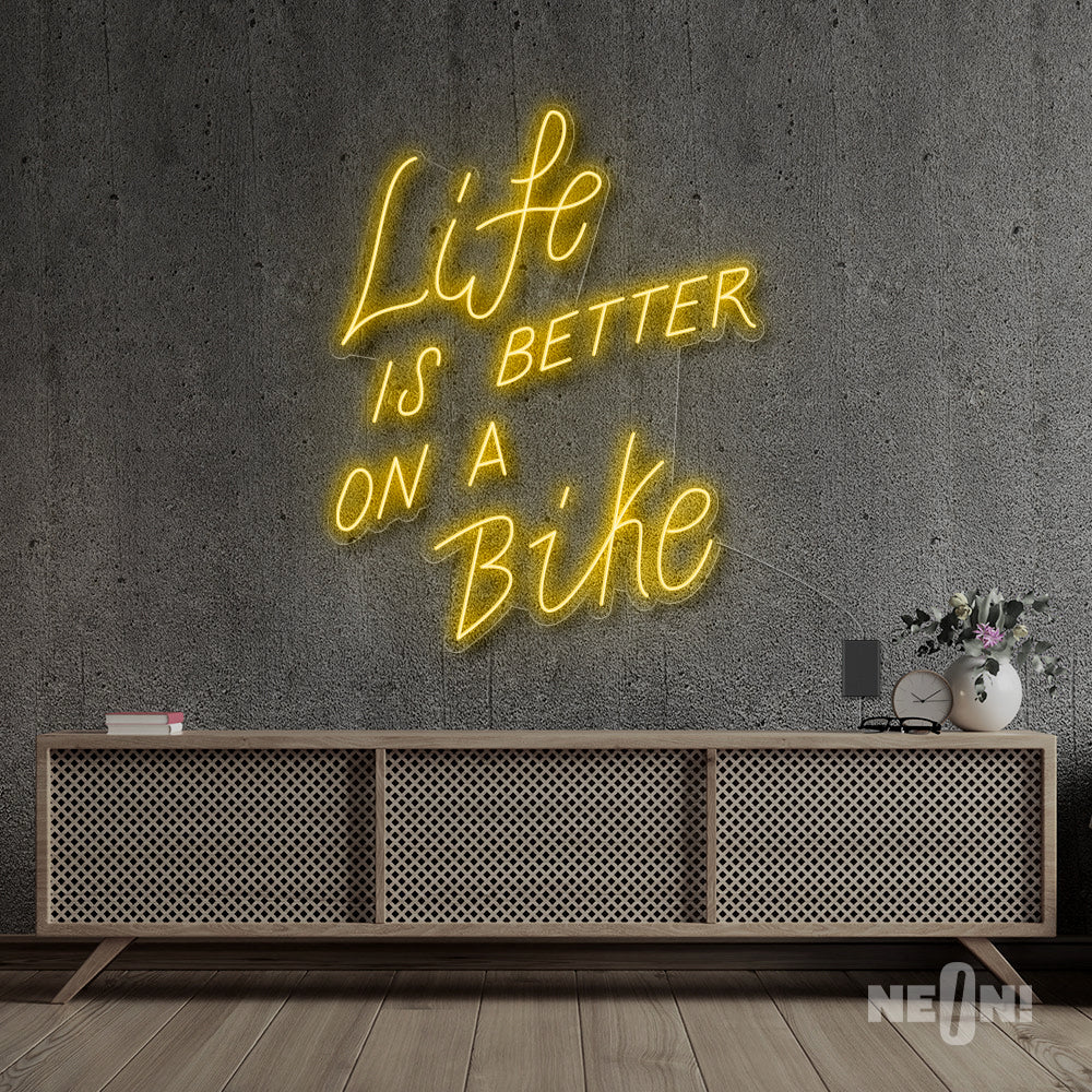 LIFE IS BETTER ON A BIKE