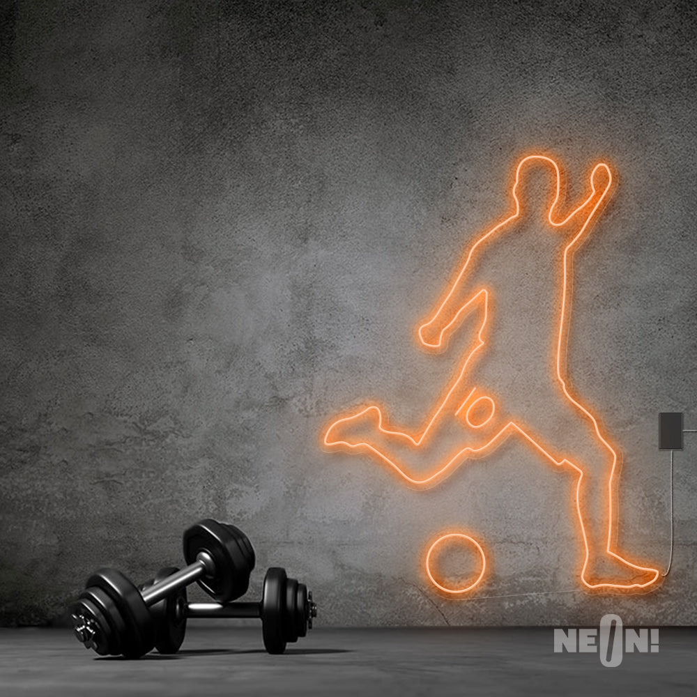 FOOTBALLER WITH BALL