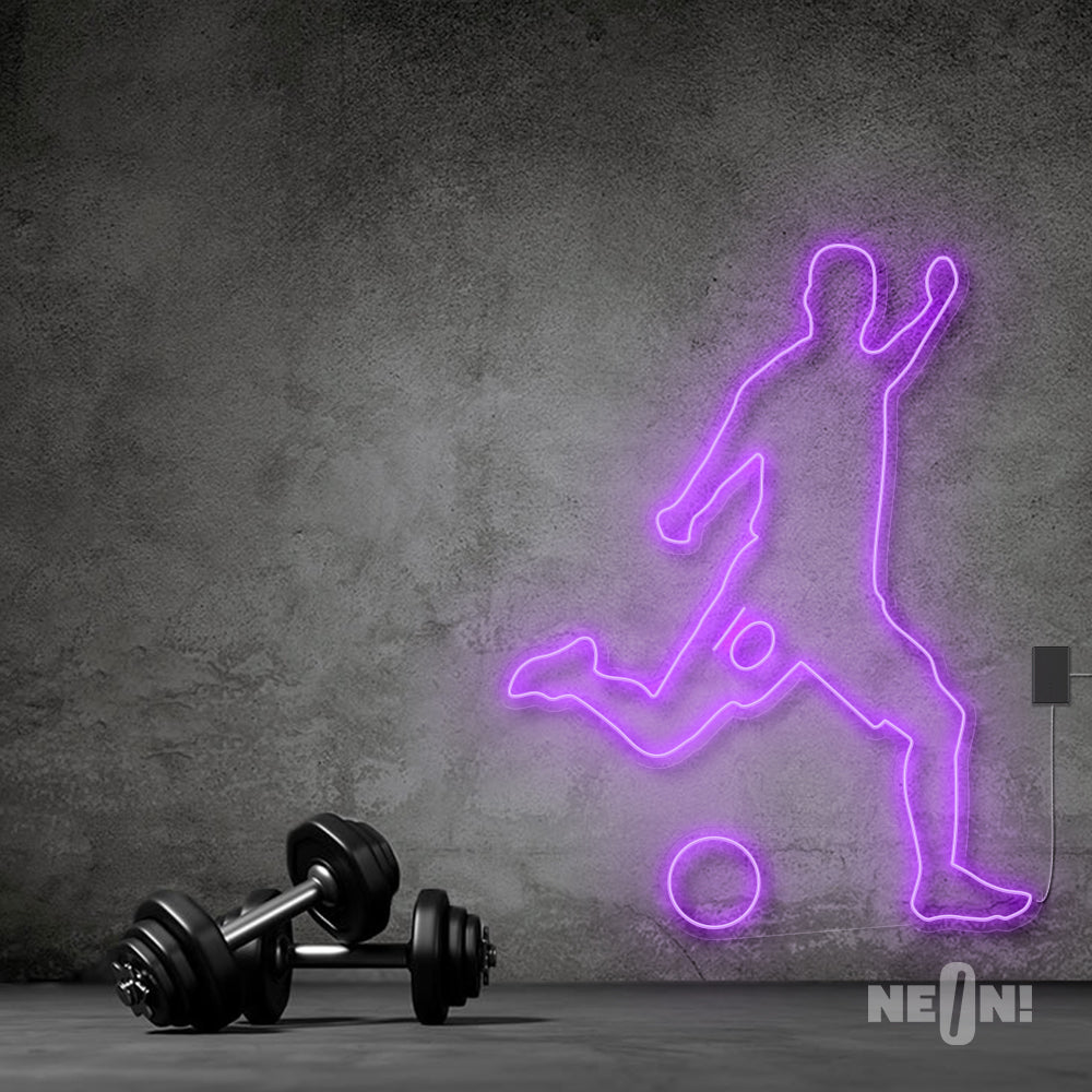 FOOTBALLER WITH BALL