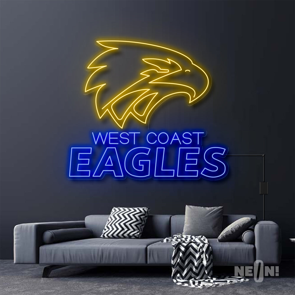 West Coast Eagles neon sign