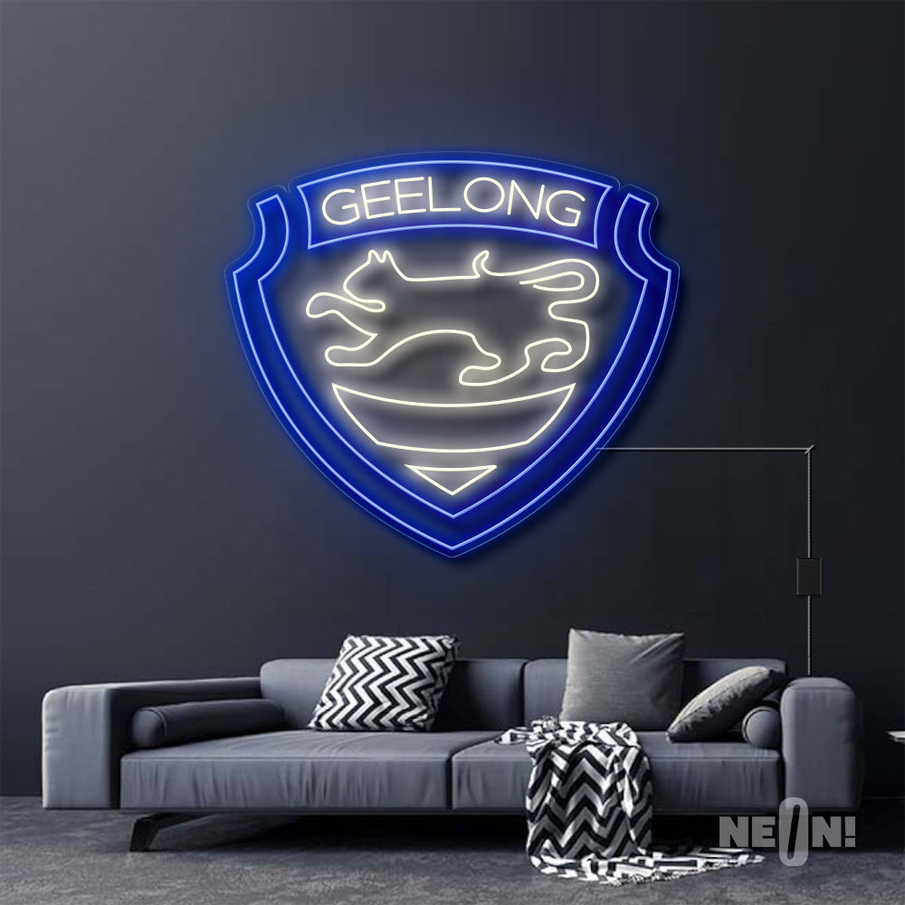 Buy 'Geelong Cats Logo' Led Neon Sign The Neon Store