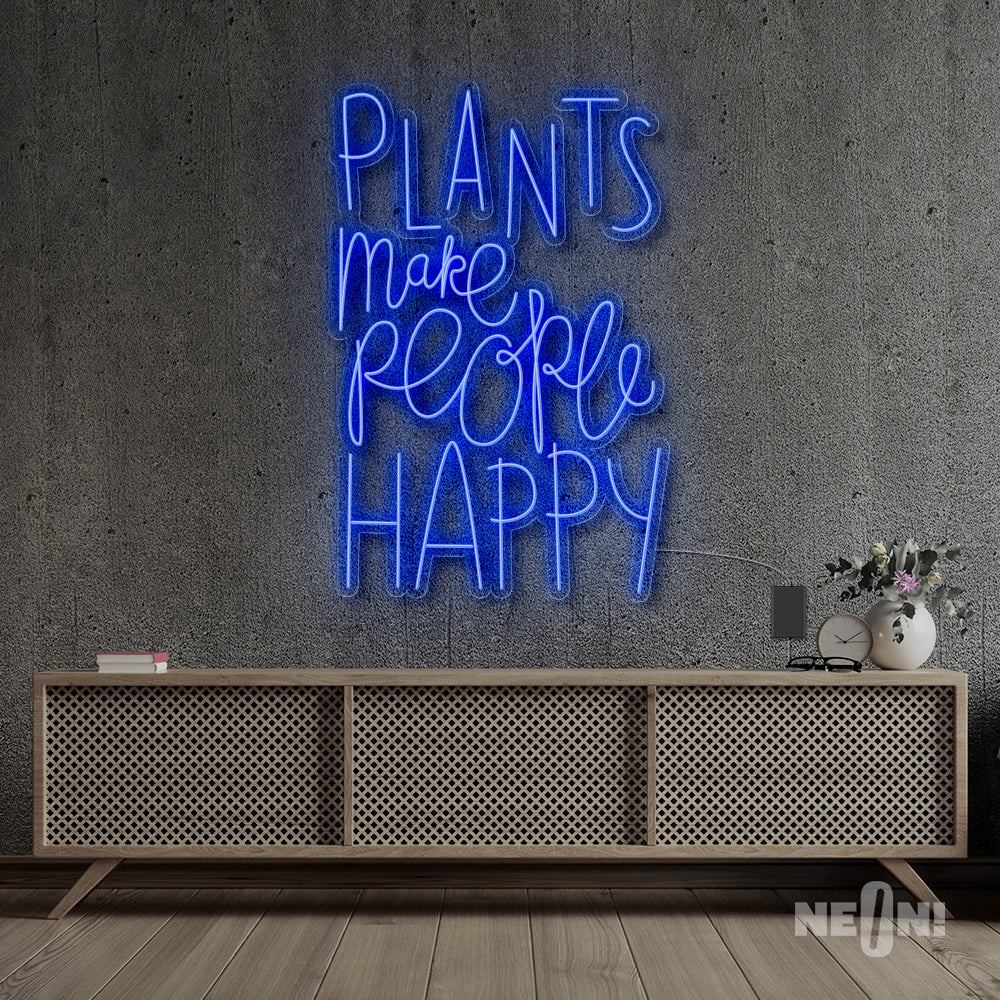 PLANTS MAKE PEOPLE HAPPY