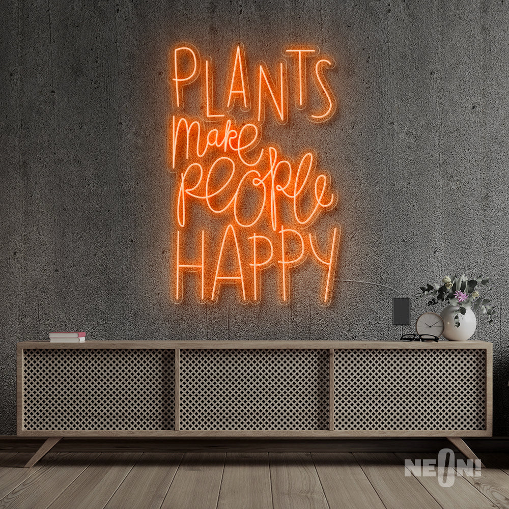 PLANTS MAKE PEOPLE HAPPY