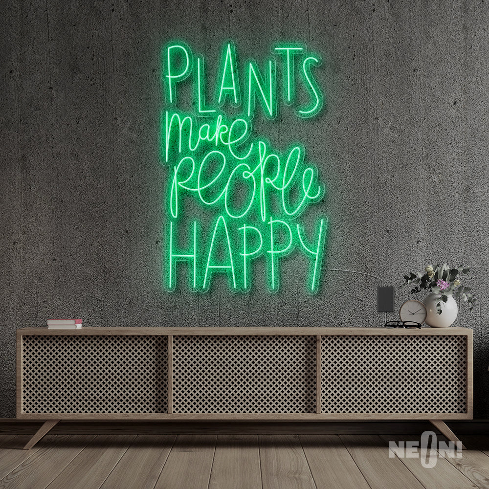 PLANTS MAKE PEOPLE HAPPY