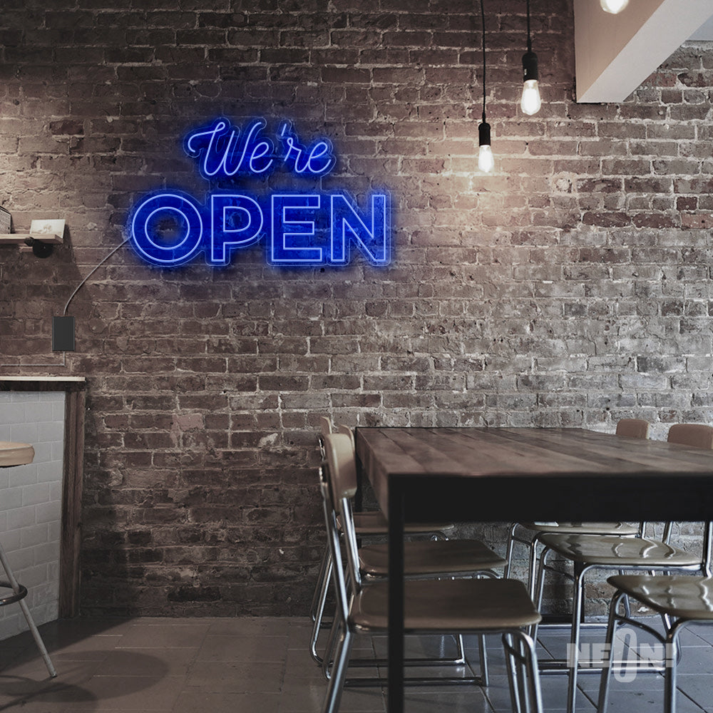 WE'RE OPEN
