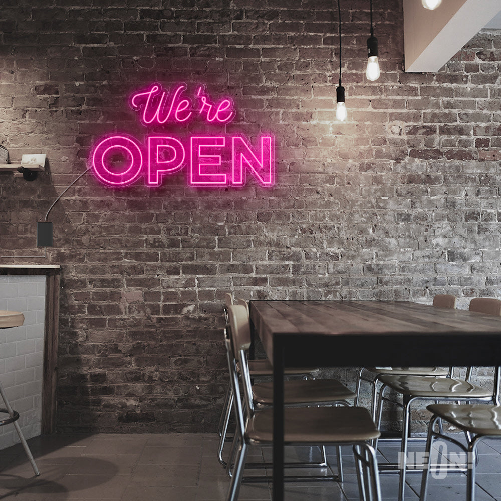 WE'RE OPEN