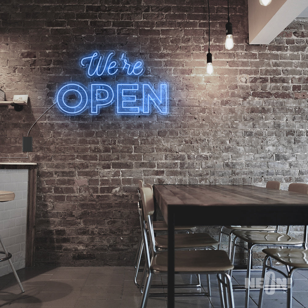 WE'RE OPEN