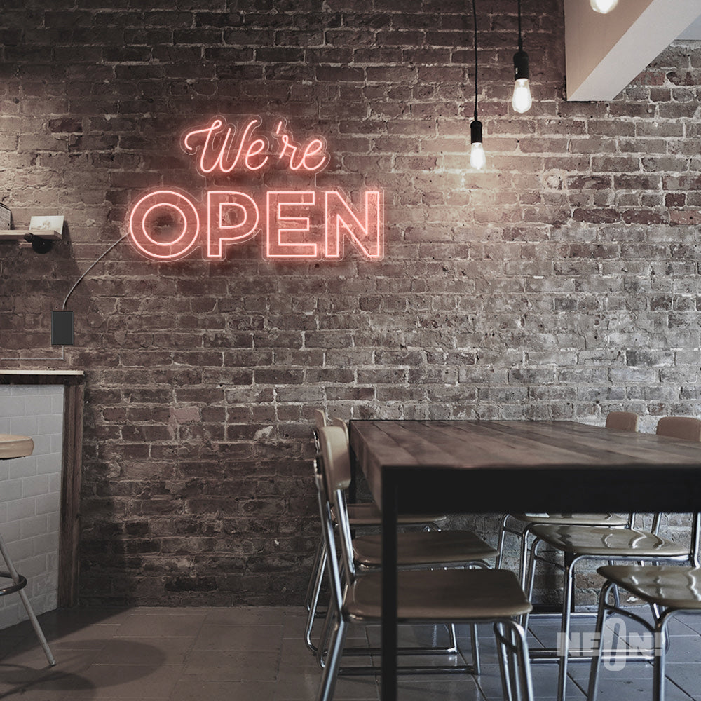 WE'RE OPEN