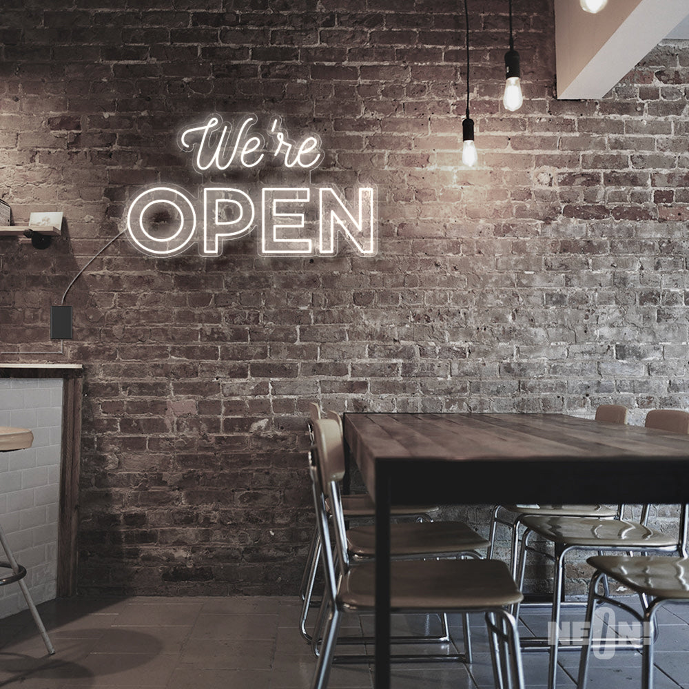 WE'RE OPEN