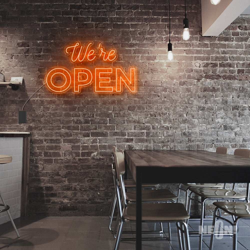WE'RE OPEN
