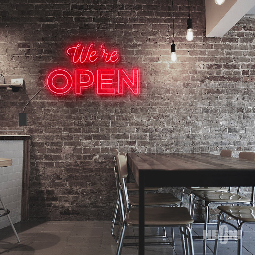 WE'RE OPEN